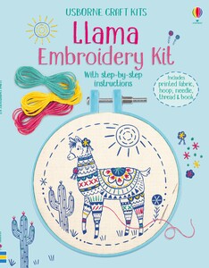 Творчество и досуг: Embroidery Kit: Llama [Usborne]
