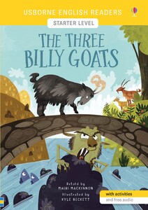 Навчання читанню, абетці: The Three Billy Goats - English Readers Starter Level [Usborne]