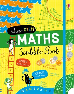 Обучение счёту и математике: Maths scribble book [Usborne]