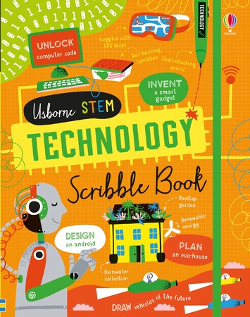 Энциклопедии: Technology Scribble Book [Usborne]