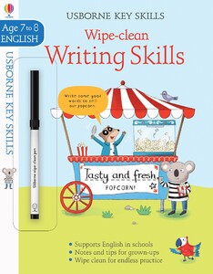 Книги для детей: Wipe-Clean Writing Skills 7-8 [Usborne]