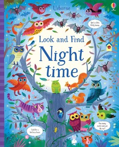 Книги с логическими заданиями: Look and Find Night Time [Usborne]