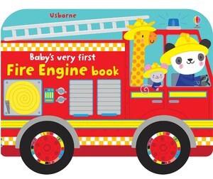 З рухомими елементами: Baby's very first fire engine book [Usborne]