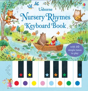 Художні книги: Nursery Rhymes Keyboard Book [Usborne]