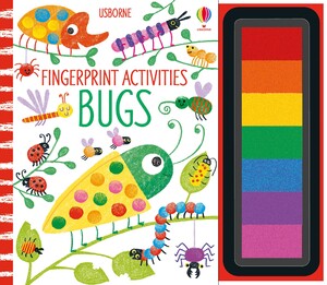 Книги для дітей: Fingerprint Activities Bugs [Usborne]