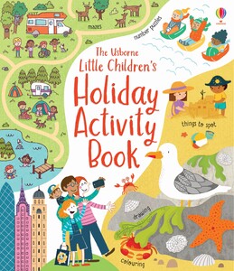 Книги с логическими заданиями: Little Children's Holiday Activity Book [Usborne]
