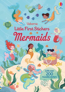 Книги для дітей: Little First Stickers Mermaids [Usborne]