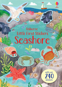 Познавательные книги: Little First Stickers Seashore [Usborne]