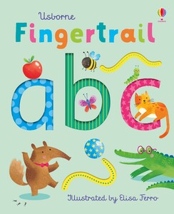 Книги для детей: Fingertrail ABC [Usborne]