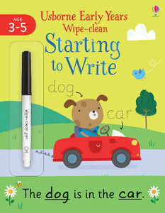 Обучение чтению, азбуке: Early Years Wipe-Clean Starting to Write [Usborne]
