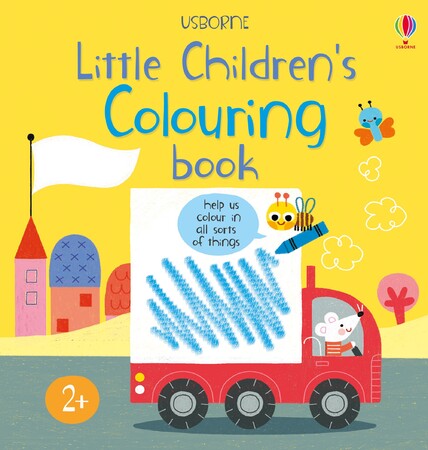 Малювання, розмальовки: Little children's colouring book [Usborne]