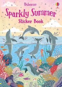 Книги для дітей: Sparkly Summer Sticker Book [Usborne]