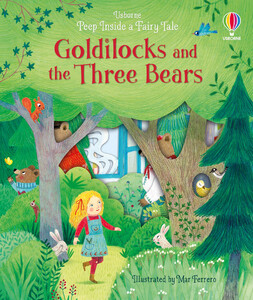 Книги для дітей: Peep Inside a Fairy Tale Goldilocks and the Three Bears [Usborne]