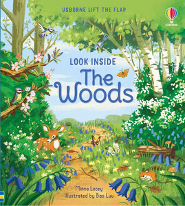 Книги про тварин: Look Inside the Woods [Usborne]
