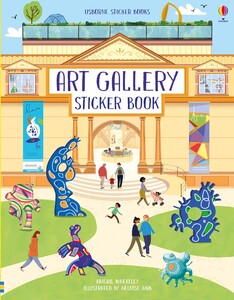 Пізнавальні книги: Art Gallery Sticker Book [Usborne]