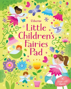 Книги с логическими заданиями: Little Children's Fairies Pad [Usborne]