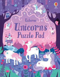 Развивающие книги: Unicorns Puzzle Pad [Usborne]