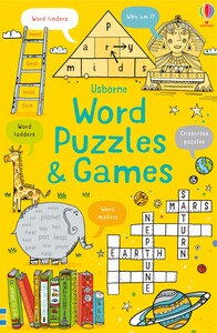 Книги для дітей: Word Puzzles and Games [Usborne]