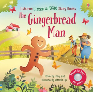 Книги для детей: The Gingerbread Man Sound book [Usborne]
