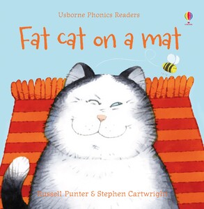Розвивальні книги: Fat Cat on a Mat [Usborne]