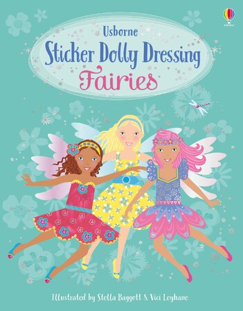 Альбомы с наклейками: Sticker Dolly Dressing Fairies [Usborne]