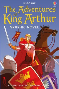 Художні книги: The Adventures of King Arthur Graphic Novel [Usborne]