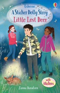 Книги для дітей: A Sticker Dolly Story: Little Lost Deer [Usborne]