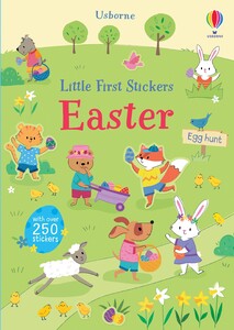 Книги для дітей: Little First Stickers Easter [Usborne]