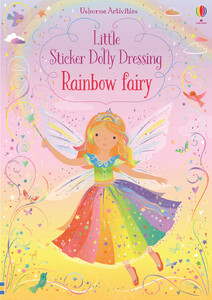 Про принцес: Little Sticker Dolly Dressing Rainbow Fairy [Usborne]