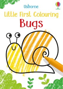 Познавательные книги: Little First Colouring Bugs [Usborne]