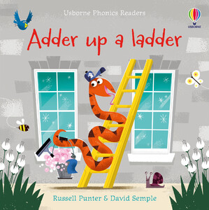 Книги для дітей: Adder up a Ladder (Phonics Readers) [Usborne]