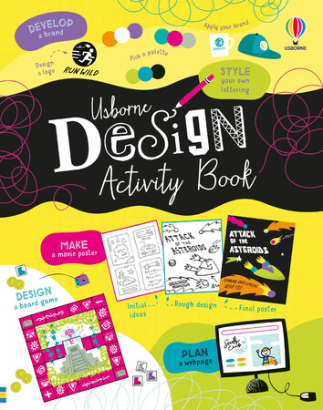 Книги с логическими заданиями: Design Activity Book [Usborne]