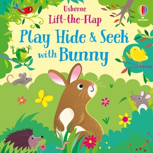 Книги про животных: Lift-the-Flap Play Hide and Seek with Bunny [Usborne]
