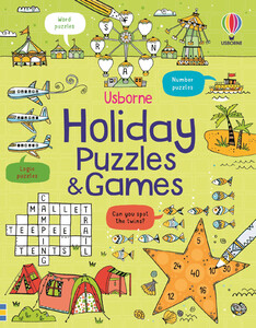 Книги для дітей: Holiday Puzzles and Games [Usborne]