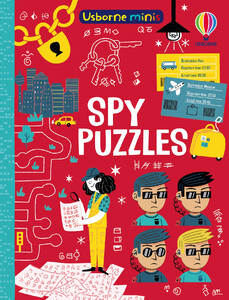 Книги с логическими заданиями: Spy Puzzles [Usborne]