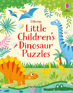 Книги про динозавров: Little Children's Dinosaur Puzzles [Usborne]