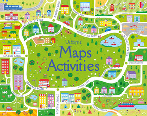 Книги с логическими заданиями: Maps Activities [Usborne]