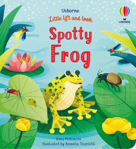 Книги про животных: Little Lift and Look Spotty Frog [Usborne]