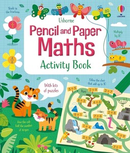 Книги с логическими заданиями: Pencil and Paper Maths [Usborne]
