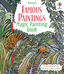 Малювання, розмальовки: Famous Paintings Magic Painting [Usborne]
