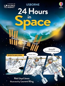 Книги для дітей: 24 Hours in Space [Usborne]