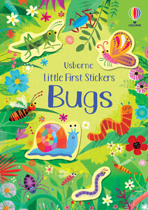 Книги про животных: Little First Stickers Bugs [Usborne]