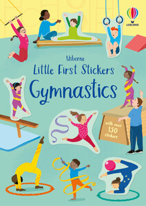 Книги для дітей: Little First Stickers Gymnastics [Usborne]