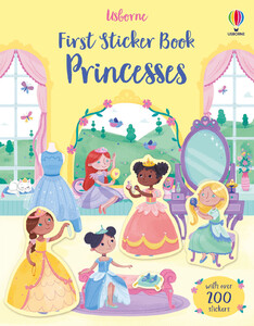 Альбомы с наклейками: First Sticker Book Princesses [Usborne]