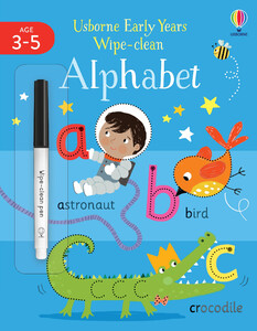 Навчання читанню, абетці: Early Years Wipe-Clean Alphabet [Usborne]