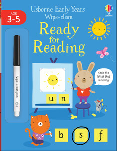 Обучение чтению, азбуке: Early Years Wipe-Clean Ready for Reading [Usborne]