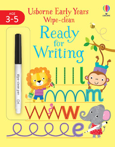 Обучение чтению, азбуке: Early Years Wipe-Clean Ready for Writing [Usborne]