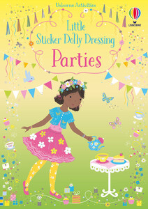 Пізнавальні книги: Little Sticker Dolly Dressing Parties [Usborne]