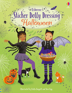 Книги для дітей: Sticker Dolly Dressing Halloween [Usborne]
