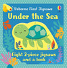 Under the Sea книга и 8 пазлов в комплекте [Usborne]